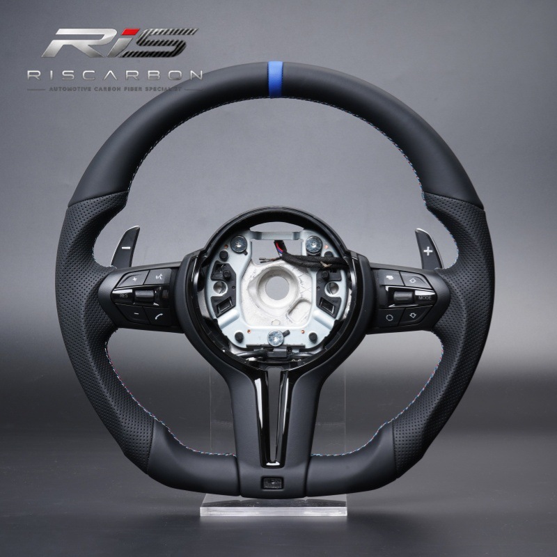 Compatible with BMW flat-bottom Black Warrior Blue Label steering wheel E70E71E90E81E82E87E88E84E89E91