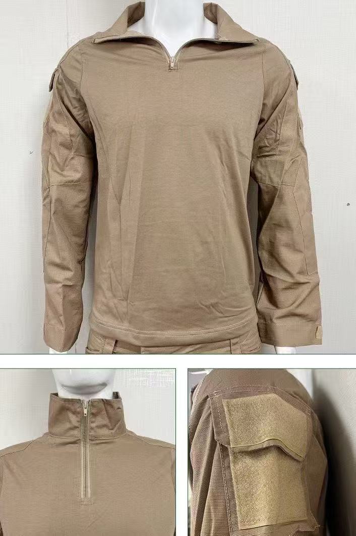 Shanxing G2 Rana Trajes de entrenamiento para hombres manga larga estilo americano al aire libre anti-desgaste trajes físicos de combate a incendios trajes tácticos transpirables