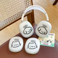 Милый мультяшный кот, чехол защитный для Apple AirPods Max, гарнитура AirPods Max, простой