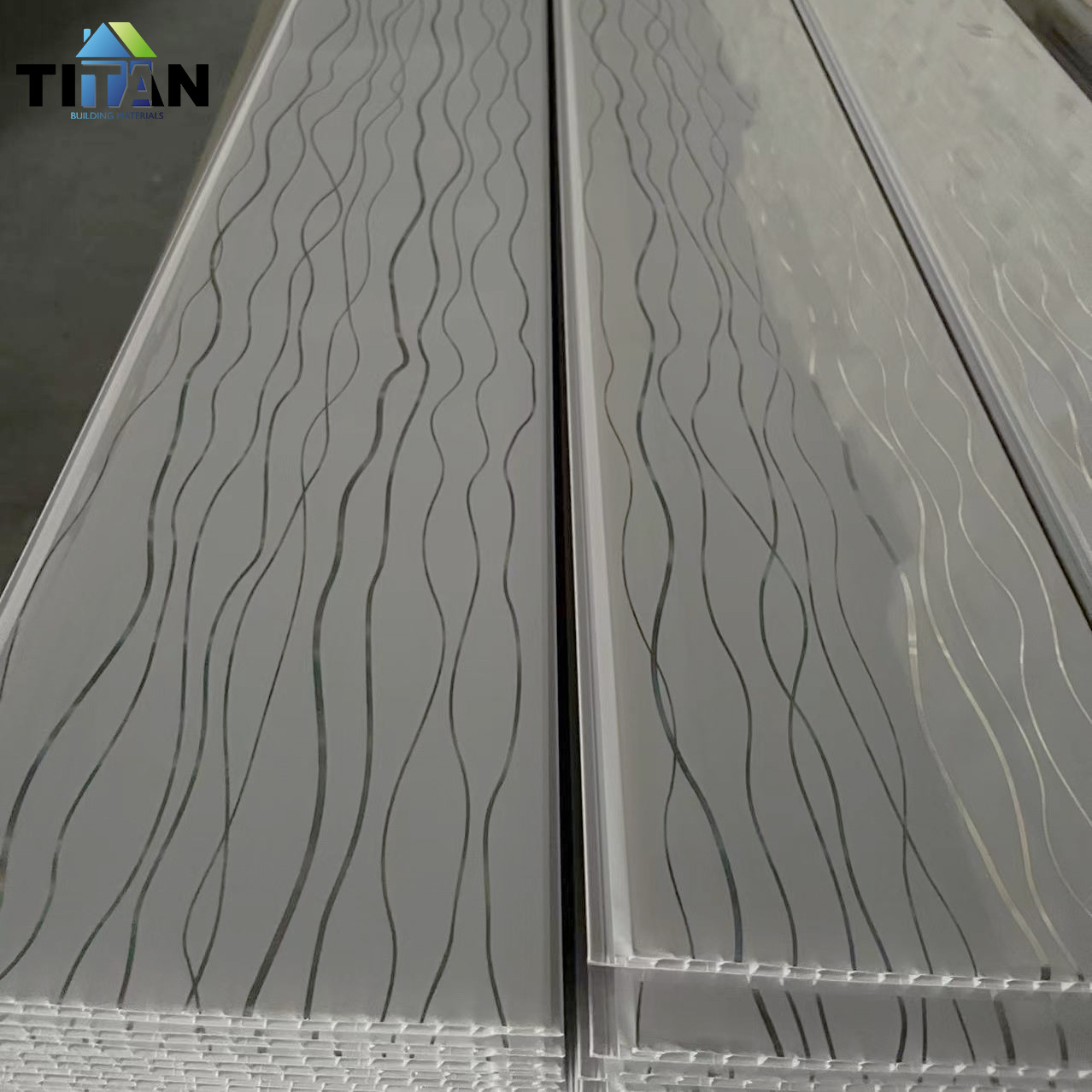 Fuera del material de decoración del techo de la sala de estar de Maldivas, sujetador de techo de plástico de tira larga de pvc