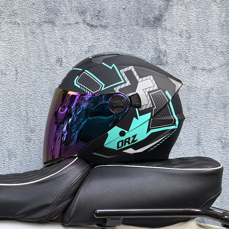 Juego azul con chapado en color