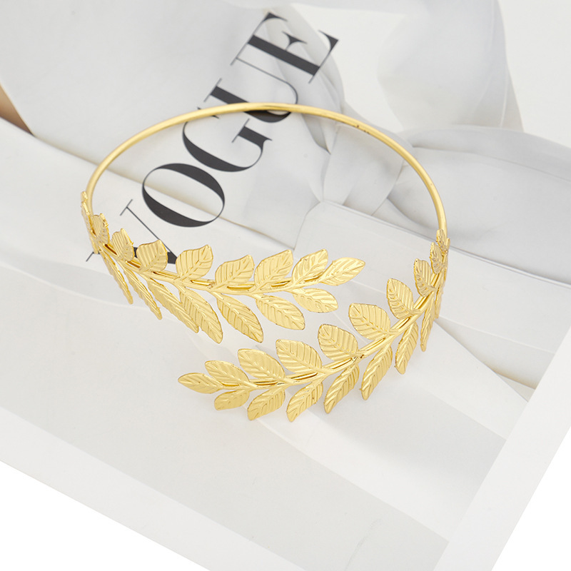 Greek and Roman Style Bracelets for Film and Television Shoots, Ancient Costume Makeup, Jade and Gold Color