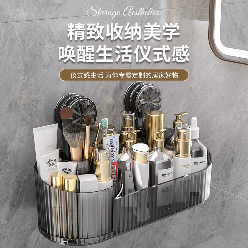 Присоска настенная ванная комната полка ванная комната туалет мойка столовая стойка висит на стене без пробивания