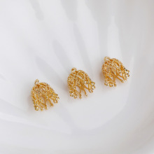 14K����ɫ�U�ջʹڵ������Kñ �͹Ŷ���׻�ñ���� diy������