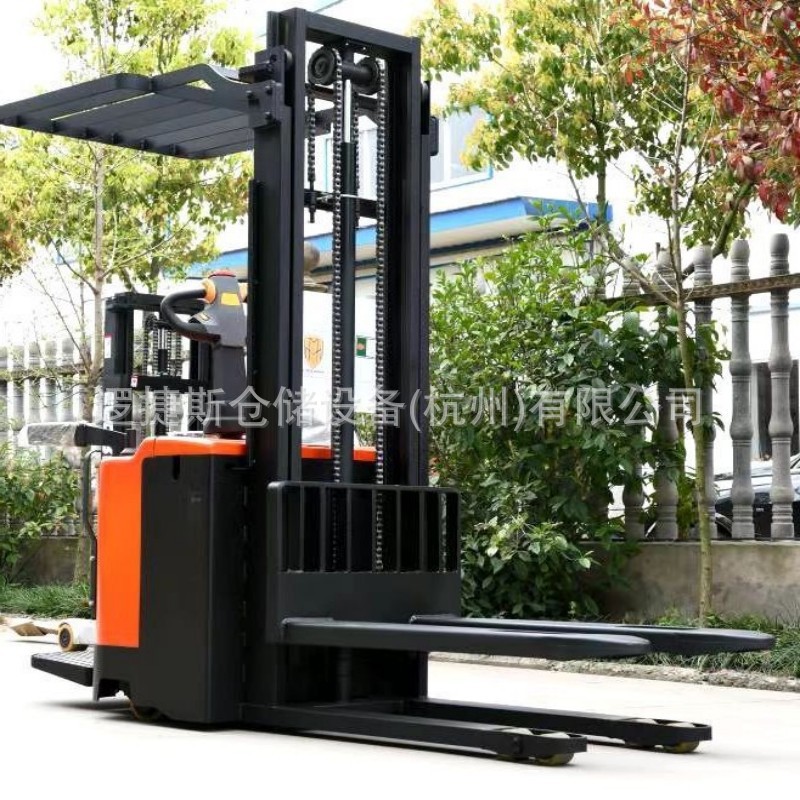 电动堆高车护顶架支腿堆垛车站驾式液压升高升降装卸车搬运叉车
