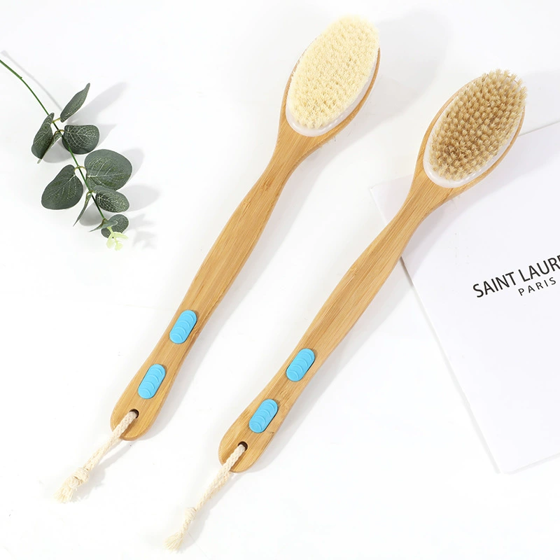 Amazon Cross-border Bristle Brush Massage, Bathing Brush Handburse Bath Brush Brush Round Bath Brush Brush Hemu Bath Brush