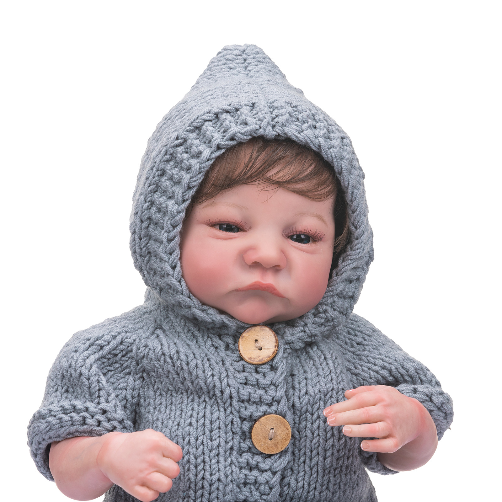 49 cm Reborn Doll Levi Awake - Image 4