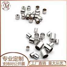 不锈钢大小孔吊桶手链串珠帽头配件钛钢通孔绳帽小孔桶扣子饰品扣