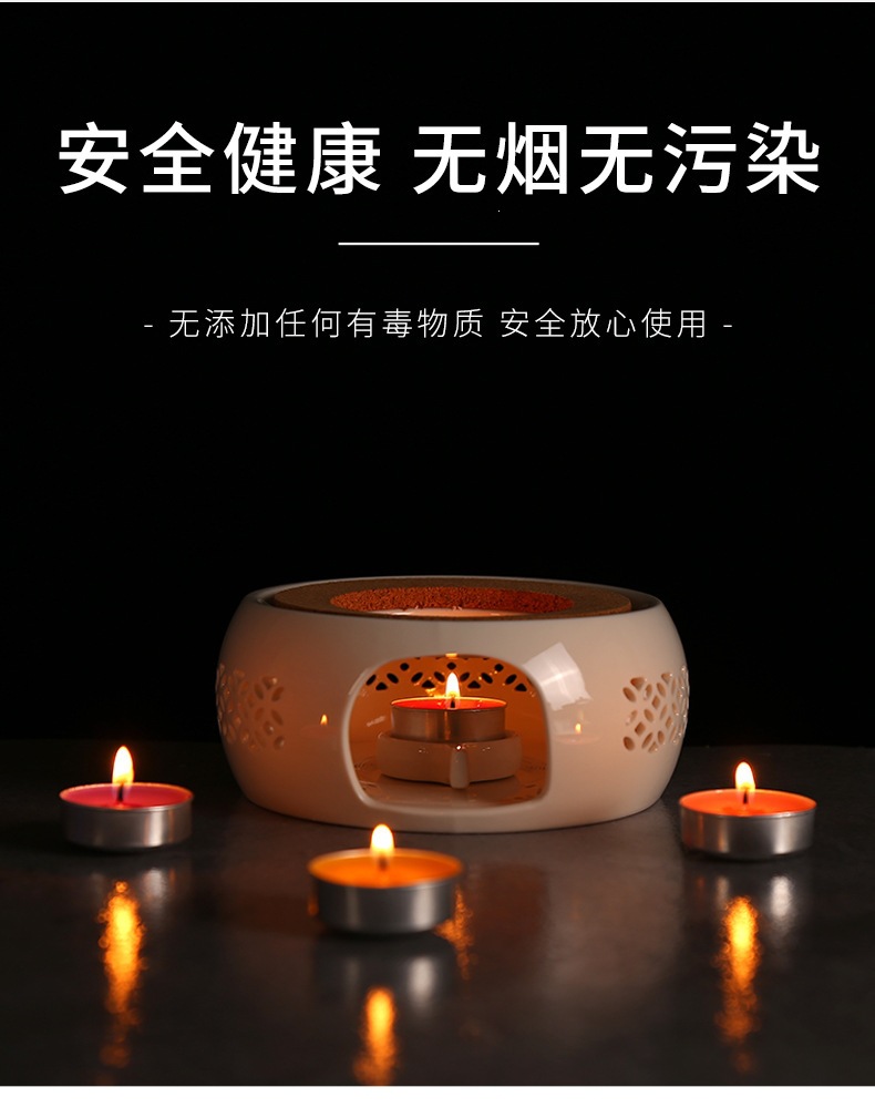 Smokeless Tealight Candles 4 Hour Burn Round White Wax for Tea Warming Aromatherapy and Ambiance 100 Pack specifications