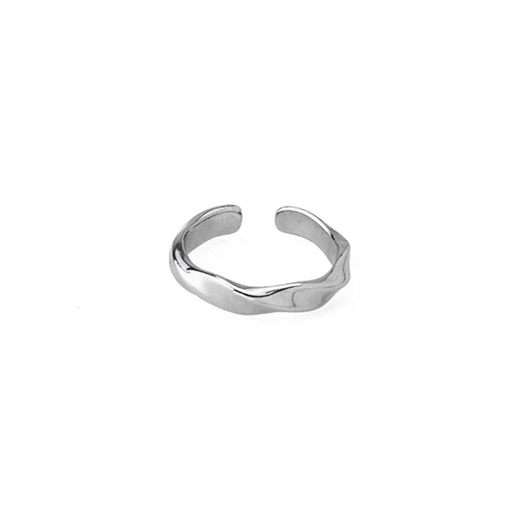 Mobius Strip Women Couples, Unique And High-end Twisted Wave Index Finger Ring For Men_voghion.com