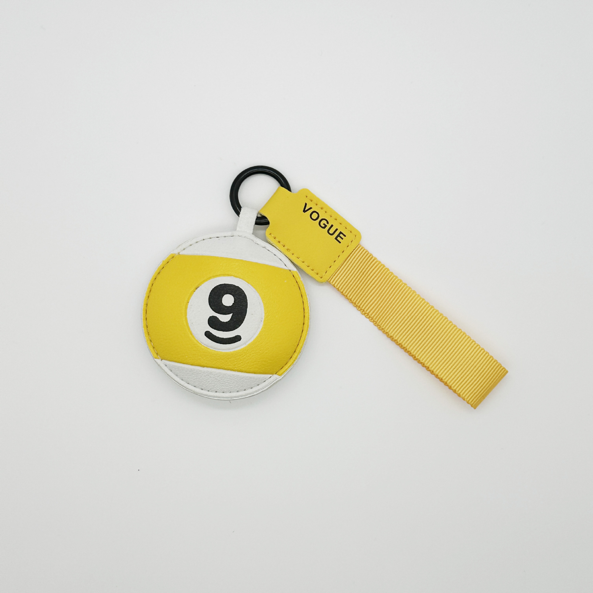 新型サッカーバスケットボールバレーボールラグビー革キーホルダー欧米女性バッグ自動車ストラップクロスボーダー卸売り