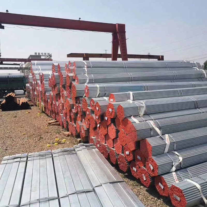 现货Q235B 正大镀锌管大棚管 镀锌水管消防管 dn25-300薄壁镀锌管