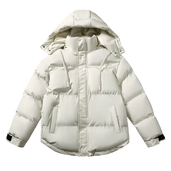 American Wasteland Large Pocket Drawstring Cold-Proof Loose Hooded Warm Thickened Jacket Men's Autumn and Winter Cotton Casual Coat