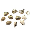 Conch shell DIY jewelry accessories gold -plated conch crafts pendant cross -border supply Cross -border Phnom Penh shell