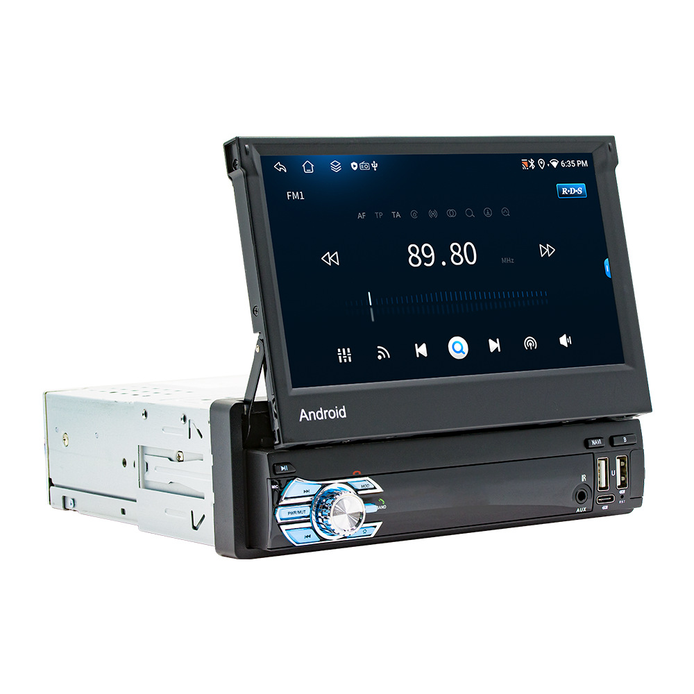 Transfronterizo de 7 pulgadas de ocho núcleos carplay pantalla telescópica Android navegación de automóviles Bluetooth retroceso imagen de radio de automóviles