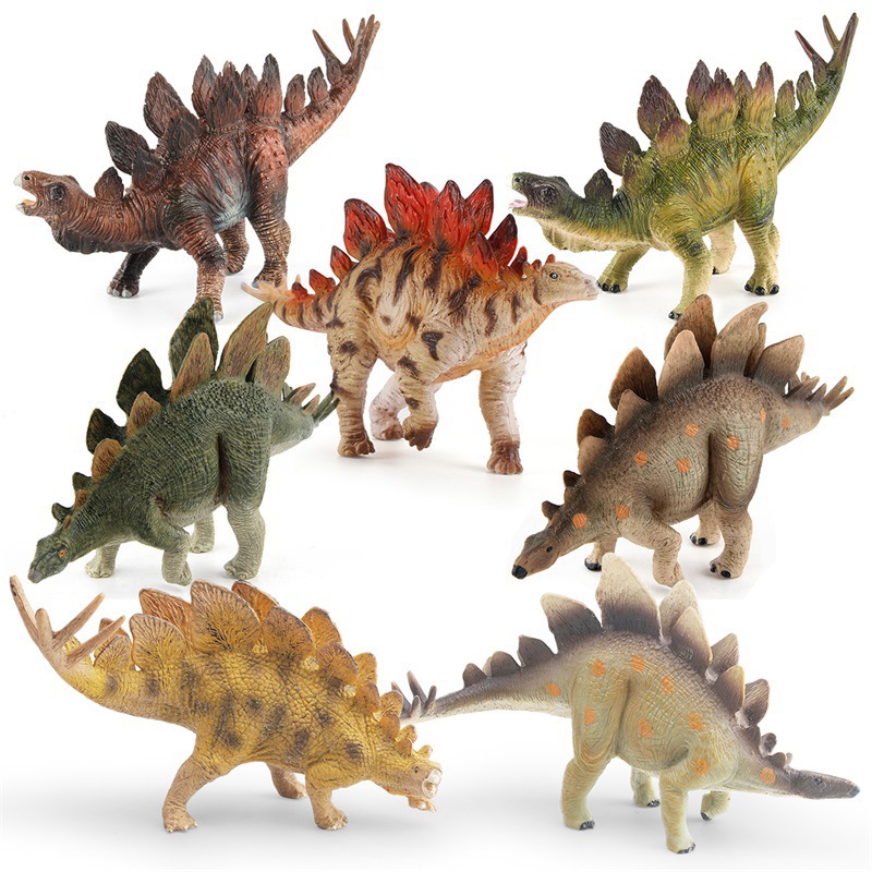 Transfronterizo de la venta caliente de los niños del Jurásico modelo de dinosaurio sólido uñas belleza dragón raza Chalong ciruela dragón dinosaurio adornos