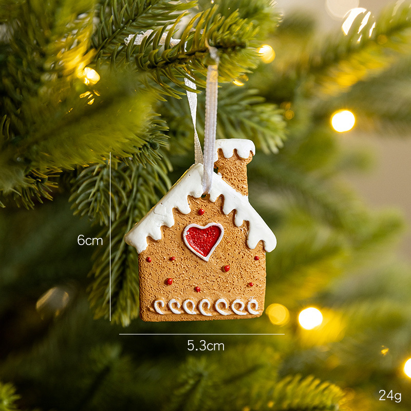 ホット販売クリスマスジンジャーブレッドマンペンダントかわいいジンジャーブレッドガールボーイジンジャーブレッドハウスクリスマスツリーデコレーションペンダント|undefined