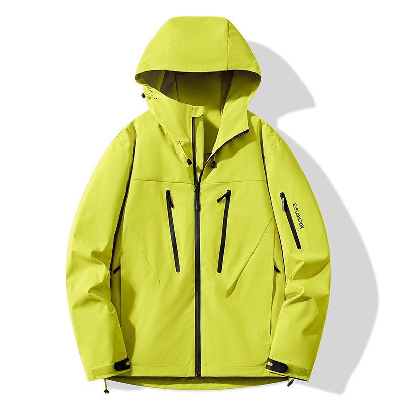鳥家同型ジャケット、カスタムロゴ刺繍入り、3in1登山服、防風防水、裏起毛ジャケット、男女兼用|undefined