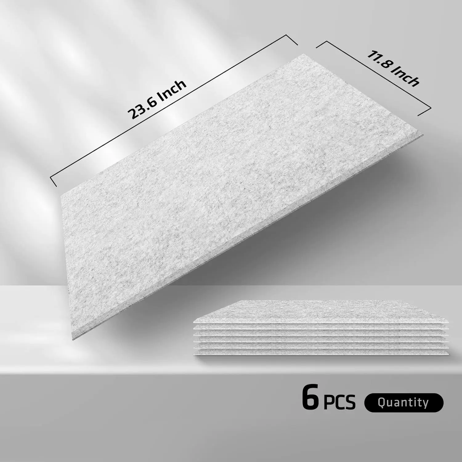 跨境亚马逊声学面板吸音板隔音板高密度自粘墙体贴降噪材料批发