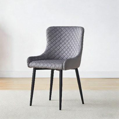 Silla de comedor de lujo ligero de comercio exterior silla de comedor de lujo nórdica alta sensación silla de respaldo casera cómoda silla de negociación image 4