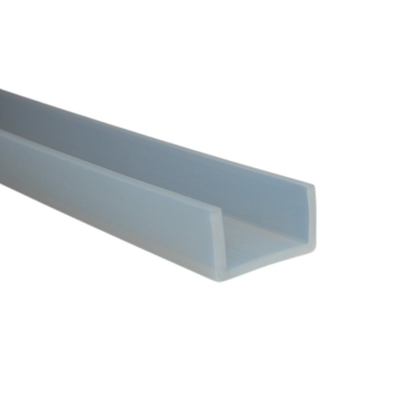 硅胶u型条 硅橡胶耐高温密封条 机械封边条防撞条 鱼缸玻璃包边条