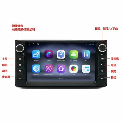 DVD Navigation: Carplay Car All-In-One Unit, Center