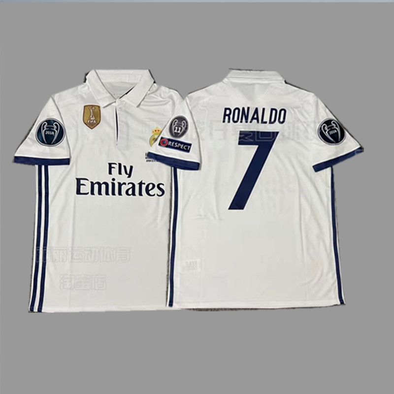 サッカーユニフォーム、チャンピオンズリーグの歴史、チャンピオンズチームのホームとアウェイのユニフォーム、ジダン、ベッカム、ロナウド、メッシのユニフォーム|undefined