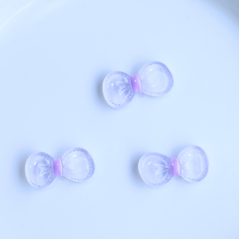 透色小熊兔子草莓树脂diy饰品配件手机壳洞洞鞋儿童发绳贴片材料|undefined