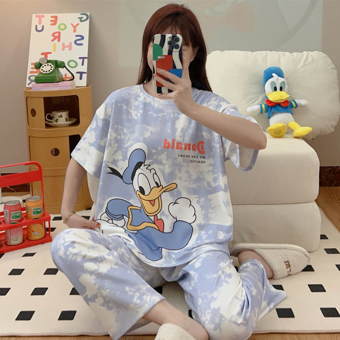 Pijamas nuevos pajamas de verano para mujeres pijamas cortos y largos Mickey ropa para el hogar comercio exterior transfronterizo sudeste asiático