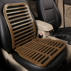 Engineering vehicle seat cushion forklift forklift excavator double-layer ventilated breathable small universal seat cushion summer plastic square cushion