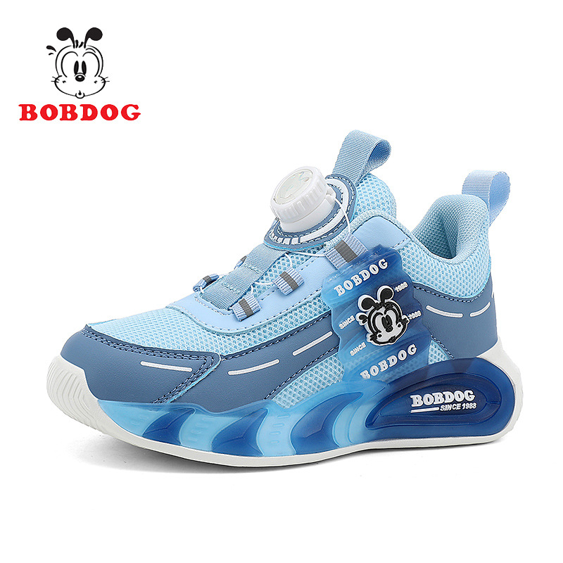 Babu Bean zapatos para niños 2025 primavera nuevos zapatos de correr respirados zapatos de malla para niños grandes zapatos de malla para niños zapatos deportivos
