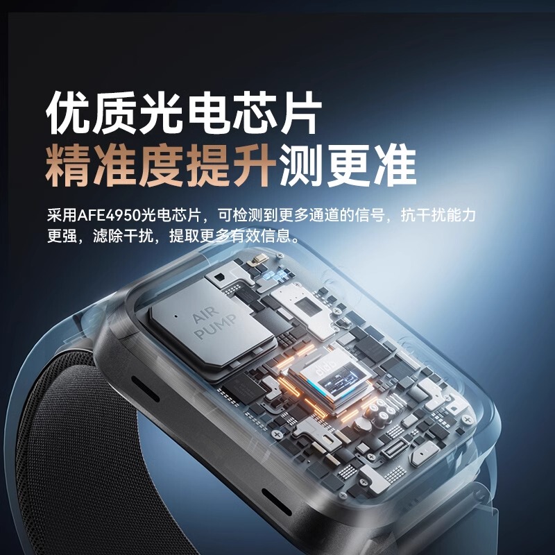 血压测量智能手表血糖尿酸血脂心电风险估气囊高精度血氧心率手表|undefined