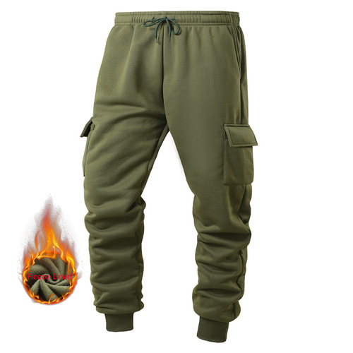 (Exclusive Edition) [EUR Code No Conversion Required] Autumn/Winter Thickened Work Pants Men's Long Pants Underwear with Inner Belt