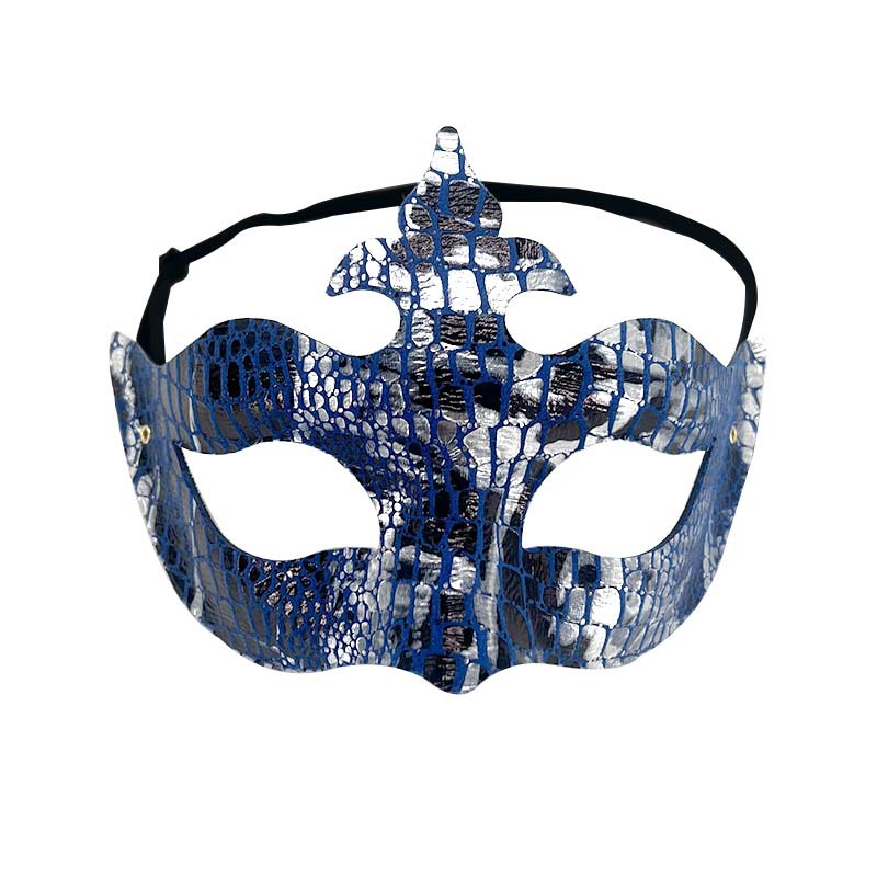 Ventas transfronterizas de moda de serpiente de cocodrilo flecha combinación máscara de mitad de cara Halloween máscara de mitad de cara