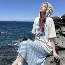 mardi小雏菊印花新款腊肠狗短袖休闲t恤2026春夏女装上衣宽松潮流