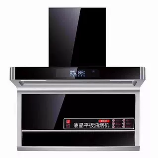 厂家批发家用出租房公寓工程顶吸侧吸抽油烟机智能体感清洗大吸力