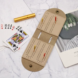 Spot Leather Kerry Beach Points Book Casual Chesess Board Game Card Scorer Outdoor Game Вспомогательность