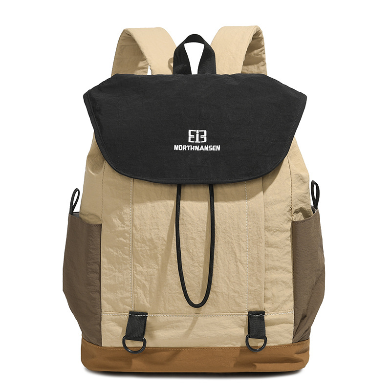 Mochila pequeña de compras ligera y simple transfronteriza, bolso diagonal de hombro para mujer, mochila multifuncional de gran capacidad para exteriores en contraste