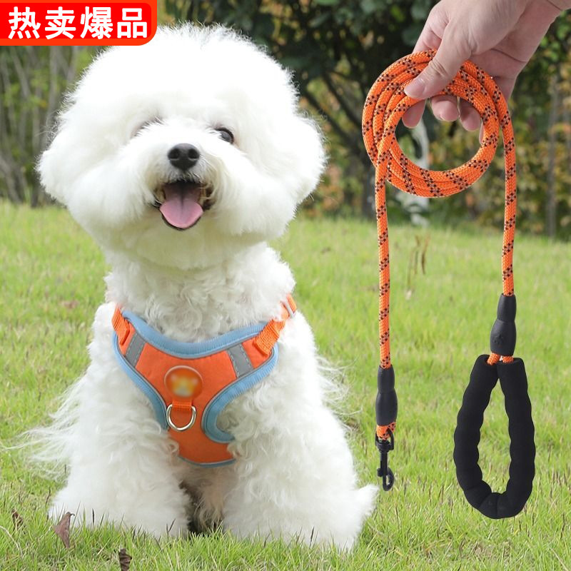 Vest Dog Traction Rope Medium Small Dog Teddy Bewy Bear Chest Strap Puppy Dog Walking Rope Dog Chain