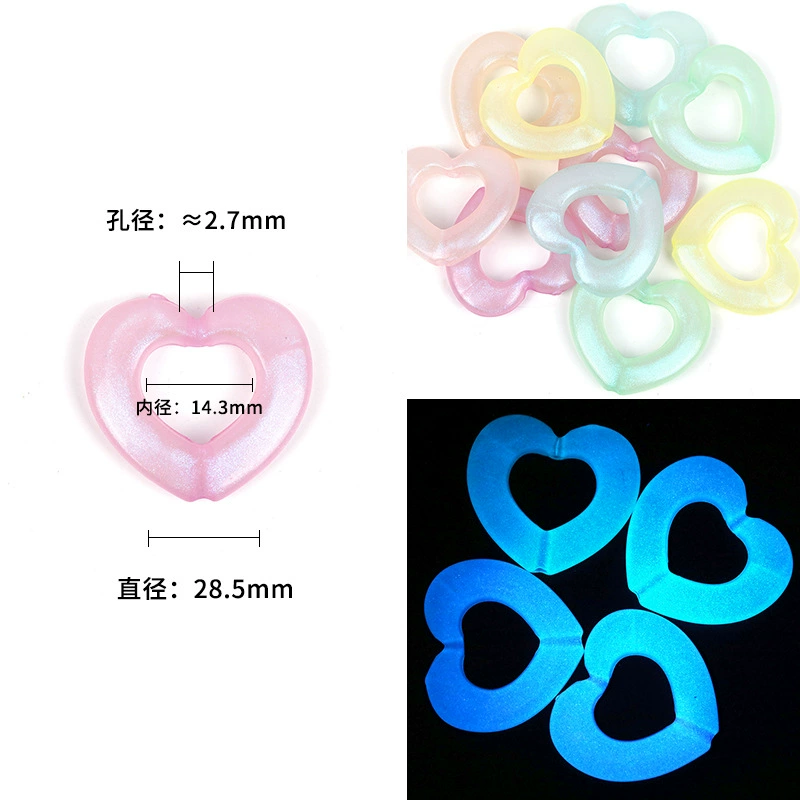 Acrylic mobile phone, accessory, accessories, beads, through hole, DIY