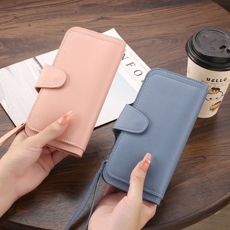New 2024 Wallet Women's Short Niche Design Sense Simple Student Exquisite Folding Small Wallet Coin Purse Card Bag
