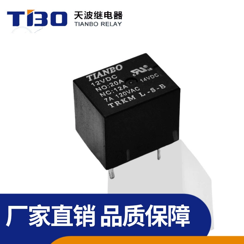TRKML-S-H-12VDC Tianbo малое автомобильное реле, нагрузка 12A 14VDC / 7A 120VAC