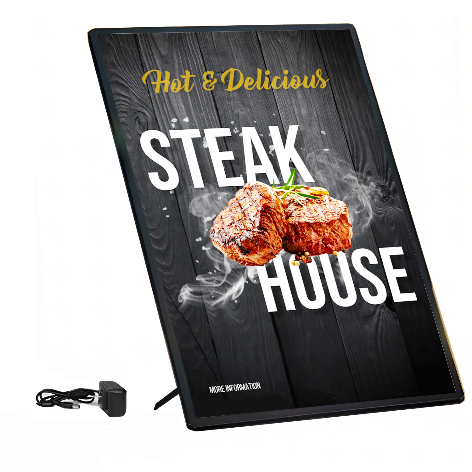 Desktop ultra-thinLED advertising luminou menu sign lightbox