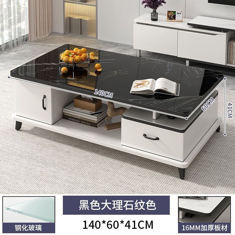茶几客厅2025新款家用小户型简约现代钢化玻璃轻奢阳台沙发小茶台|undefined