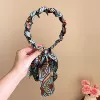 Blue wavy headband