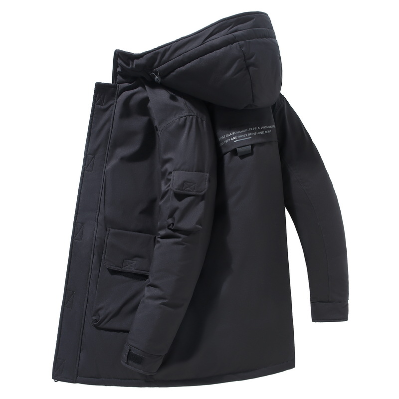 Saldi di liquidazione abbigliamento uomo cappotto invernale abbigliamento da lavoro giacca in seta e cotone studente coppia con cappuccio lunghezza media abbigliamento uomo_voghion.com