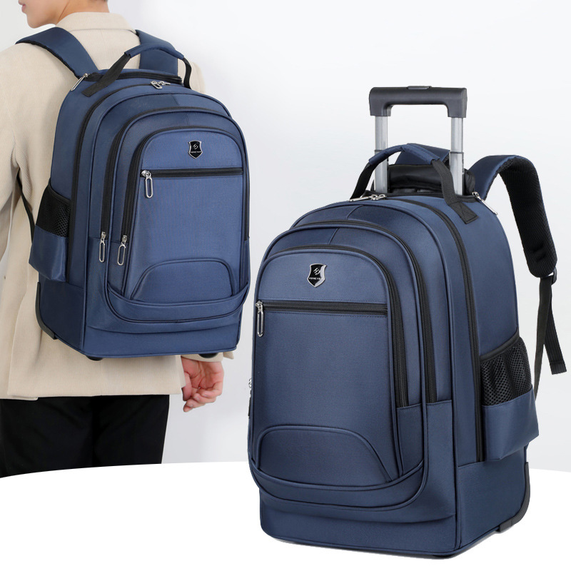 Business Travel Trolley Backpack, Lightweight, Multi-Functional, Large-Capacity Backpack, Casual Travel Portable Backpack