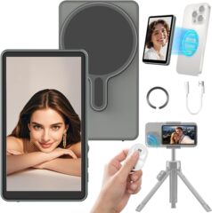 携帯電話の自撮り画面磁気ワイヤレス携帯電話リアカメラ表示画面投影補助アーティファクト画像伝送vlogビデオ