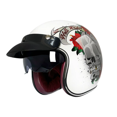 Large Size, Warm Motorcycle Helmet, 3/4, Motosiklet kaskı (dəbilqə)