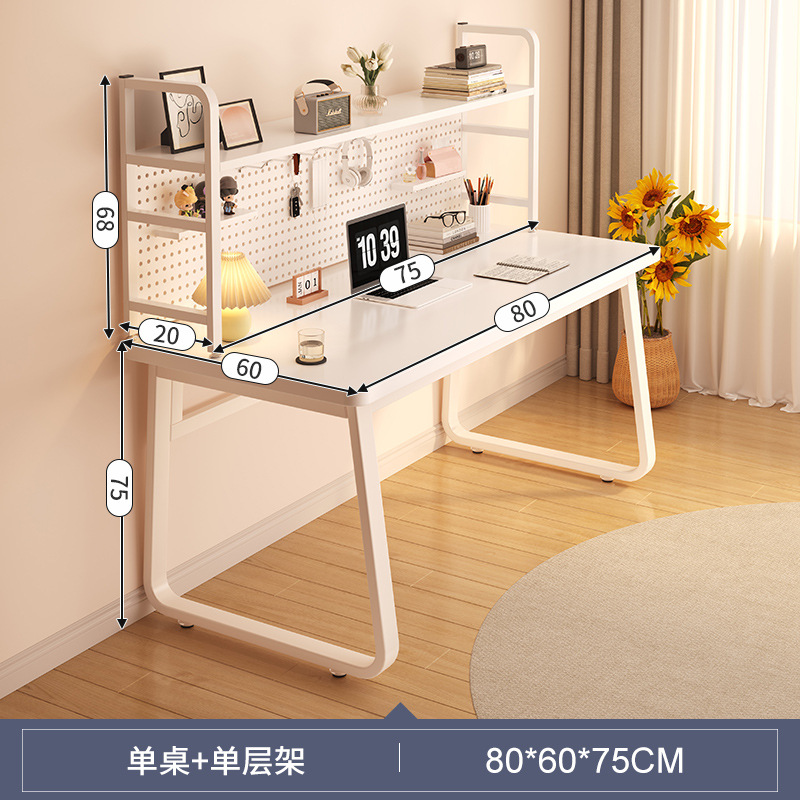 Escritorio Dormitorio Estudio para estudiantes Escritorio de aprendizaje de escritura Estilo crema Hogar Escritorio de computadora de escritorio simple Escritorio de oficina